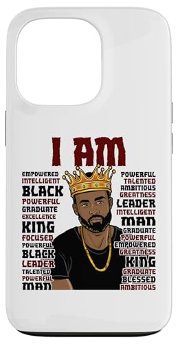 Black King Das mächtigste Stück im Spiel Melanin Men Hülle für iPhone 13 Pro von Shopp
