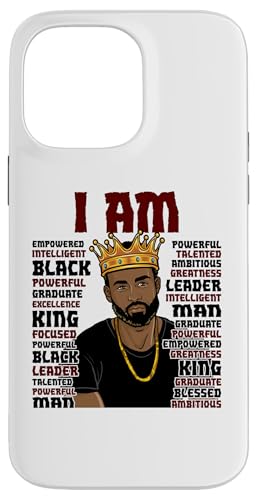 Black King Das mächtigste Stück im Spiel Melanin Men Hülle für iPhone 14 Pro Max von Shopp