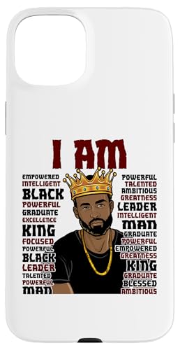 Black King Das mächtigste Stück im Spiel Melanin Men Hülle für iPhone 15 Plus von Shopp