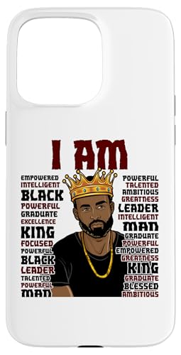 Black King Das mächtigste Stück im Spiel Melanin Men Hülle für iPhone 15 Pro Max von Shopp