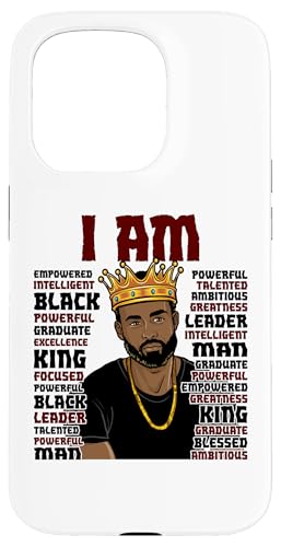 Black King Das mächtigste Stück im Spiel Melanin Men Hülle für iPhone 15 Pro von Shopp