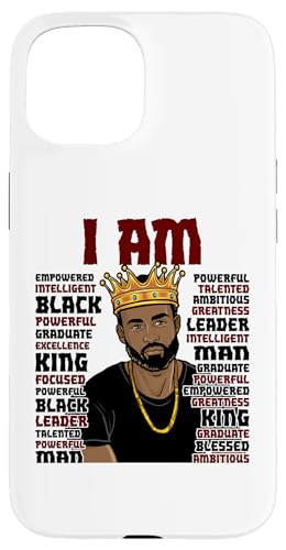 Black King Das mächtigste Stück im Spiel Melanin Men Hülle für iPhone 15 von Shopp