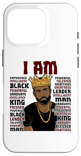 Black King Das mächtigste Stück im Spiel Melanin Men Hülle für iPhone 16 Pro von Shopp