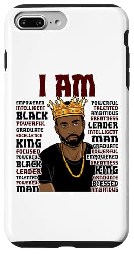 Black King Das mächtigste Stück im Spiel Melanin Men Hülle für iPhone 7 Plus/8 Plus von Shopp