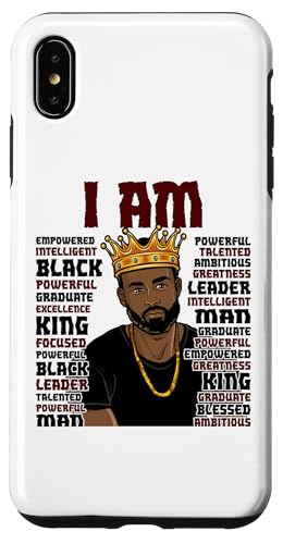 Black King Das mächtigste Stück im Spiel Melanin Men Hülle für iPhone XS Max von Shopp