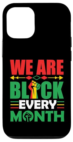 Wir sind jeden Monat schwarz Melanin Männer, Frauen, Jungen & Mädchen. Hülle für iPhone 12/12 Pro von Shopp