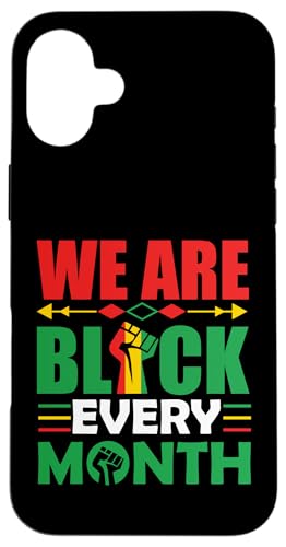 Wir sind jeden Monat schwarz Melanin Männer, Frauen, Jungen & Mädchen. Hülle für iPhone 16 Plus von Shopp