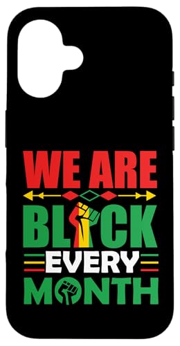 Wir sind jeden Monat schwarz Melanin Männer, Frauen, Jungen & Mädchen. Hülle für iPhone 16 von Shopp