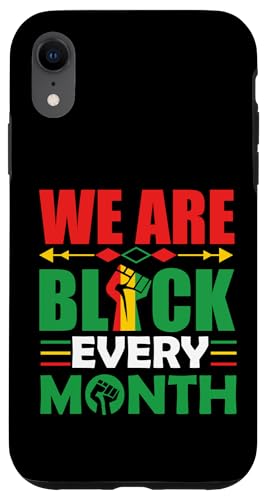 Wir sind jeden Monat schwarz Melanin Männer, Frauen, Jungen & Mädchen. Hülle für iPhone XR von Shopp