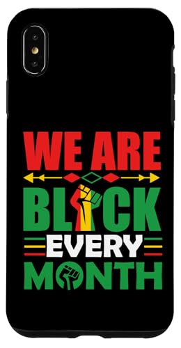 Wir sind jeden Monat schwarz Melanin Männer, Frauen, Jungen & Mädchen. Hülle für iPhone XS Max von Shopp