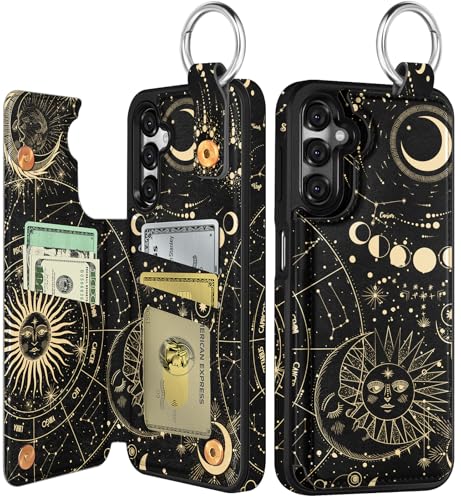 Shorogyt Schutzhülle für Samsung Galaxy A16 – niedliches modisches Sternbild-Design mit Kartenhalter, Ständer für Magnetverschluss, Rückseiten-Klapphülle aus Leder für Mädchen und Herren Shorogyt Schutzhülle für Samsung Galaxy A16 – niedliches modisches Sternbild-Design mit Kartenhalter, Ständer für Magnetverschluss, Rückseiten-Klapphülle aus Leder für Mädchen und Herren von Shorogyt