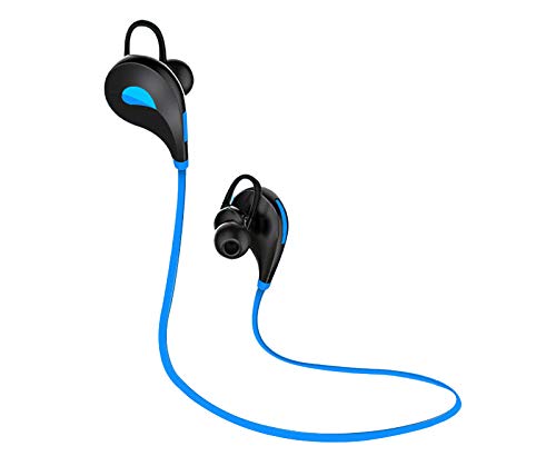 Bluetooth-Kopfhörer Sport für Xiaomi Mi 9 Smartphone, kabellos, Knopf, Freisprecheinrichtung, universal, Blau Bluetooth-Kopfhörer Sport für Xiaomi Mi 9 Smartphone, kabellos, Knopf, Freisprecheinrichtung, universal, Blau von Shot Case