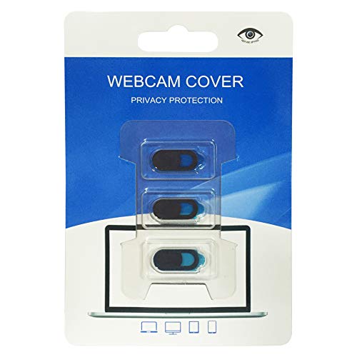 Kamera-Abdeckung X3 für Wiko U Feel Smartphone, Webcam PC, Tablet, Schwarz, 3 Stück von Shot Case