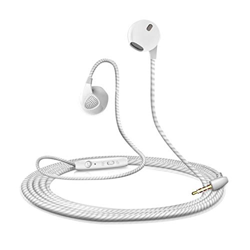 Kopfhörer für Samsung Galaxy Note 8 mit Mikrofon, Freisprecheinrichtung, In-Ear-Kopfhörer, Universal-Kopfhörer, Weiß von Shot Case