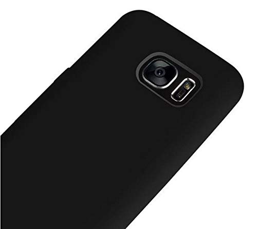 Schutzhülle aus Silikon für Samsung Galaxy S7, matt, ultradünn, Schutz Gel, weich, Schwarz von Shot Case