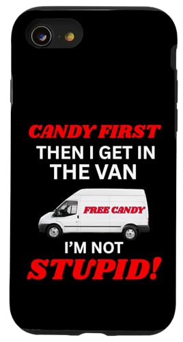 Ich bin nicht gruselig Ich muss mir zuerst die Süßigkeiten zeigen Hülle für iPhone SE (2020) / 7 / 8 von Show Me The Candy Funny Creepy Saying