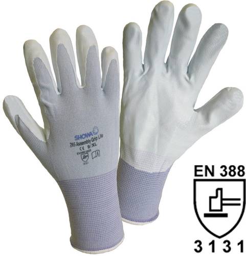 Showa 265 Assembly 1164-6 Nylon Arbeitshandschuh Größe (Handschuhe): 6, S EN 388 CAT II 1 Paar von Showa