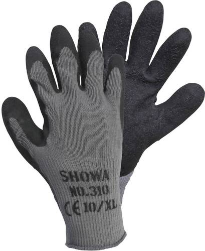 Showa Grip Black 14905-9 Baumwolle, Polyester Arbeitshandschuh Größe (Handschuhe): 9, L EN 388 CAT von Showa