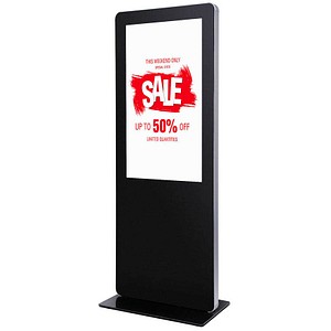 Showdown® Displays Digitales Totem abgerundet Infostele mit LED-Display 108,0 cm (43 Zoll) von Showdown® Displays