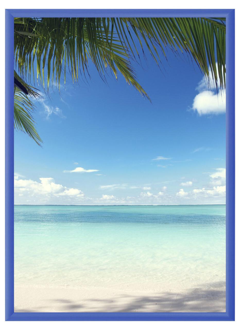 Showdown® Displays Klapprahmen 62,5 x 87,2 cm blau von Showdown® Displays