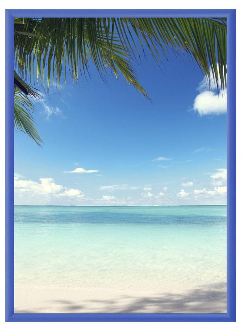 Showdown® Displays Klapprahmen 62,5 x 87,2 cm blau von Showdown® Displays