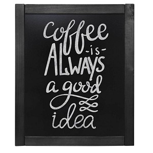 Showdown® Displays Kreidetafel Natura 50,0 x 60,0 cm schwarz von Showdown® Displays