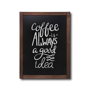 Showdown® Displays Kreidetafel Natura 60,0 x 80,0 cm Dark Wood von Showdown® Displays
