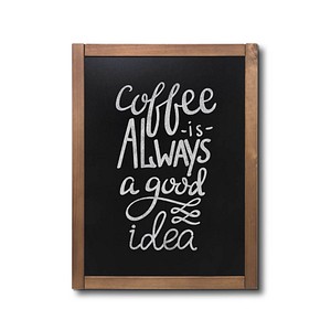 Showdown® Displays Kreidetafel Natura 60,0 x 80,0 cm Natural Wood von Showdown® Displays