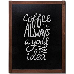 Showdown® Displays Kreidetafel Natura 70,0 x 90,0 cm Dark Wood von Showdown® Displays