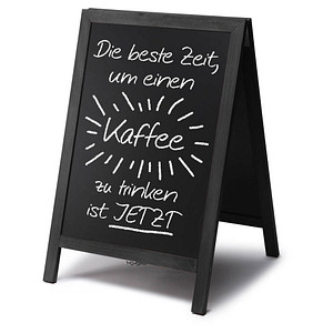 Showdown® Displays Kundenstopper Natura schwarz 47,0 x 66,0 cm von Showdown® Displays