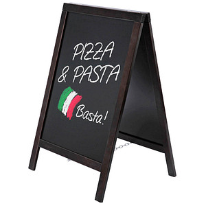 Showdown® Displays Kundenstopper Natura schwarz 55,0 x 85,0 cm von Showdown® Displays