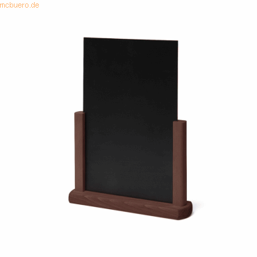 Showdown Kreidetafel Natura Tisch A4 dunkelbraun Showdown Kreidetafel Natura Tisch A4 dunkelbraun von Showdown