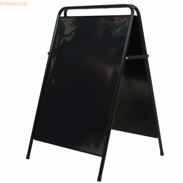 Showdown Kundenstopper Elegant 50x70cm schwarz von Showdown