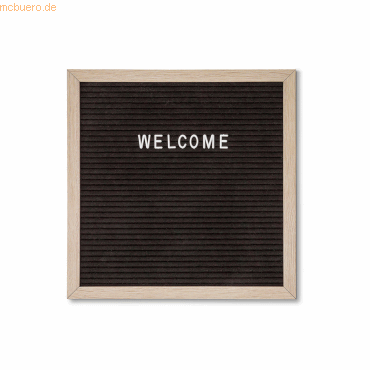 Showdown Letterboard 30x30cm hellbraun Showdown Letterboard 30x30cm hellbraun von Showdown