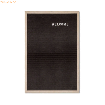Showdown Letterboard 40x60cm hellbraun Showdown Letterboard 40x60cm hellbraun von Showdown