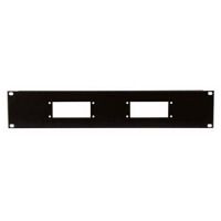 Showgear 19" Blende 2HE / 2 x Harting16pol Ausschnitt Showgear 19" Blende 2HE / 2 x Harting16pol Ausschnitt von Showgear