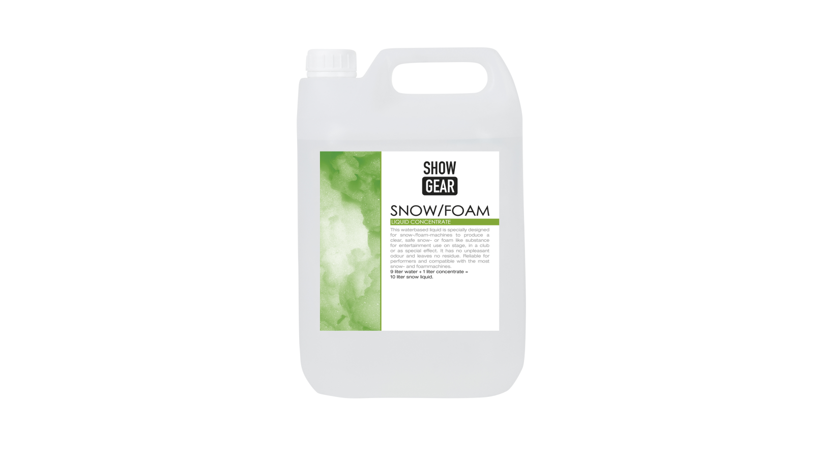 Showgear Snow/Foam Concentrate 5 litre Showgear Snow/Foam Concentrate 5 litre von Showgear
