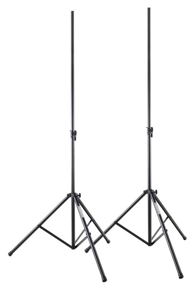 Showlite LS-270S Paar Lichtstative 2,7 m Lampenstativ (Standfestes Leuchten- und Boxenstativ) von Showlite