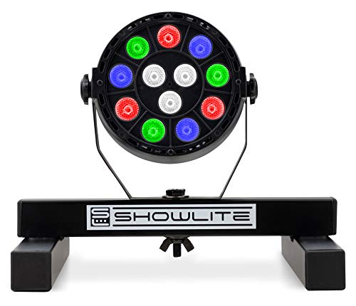 Showlite SPS-121 LED Smart Party Spot RGBW Stativ Set - Smart Party Spot mit Bodenstativ - Ideal für indirekte Wandbeleuchtung - 12 LEDs mit je 1 Watt Leistung - DMX-Betrieb möglich Showlite SPS-121 LED Smart Party Spot RGBW Stativ Set - Smart Party Spot mit Bodenstativ - Ideal für indirekte Wandbeleuchtung - 12 LEDs mit je 1 Watt Leistung - DMX-Betrieb möglich von Showlite