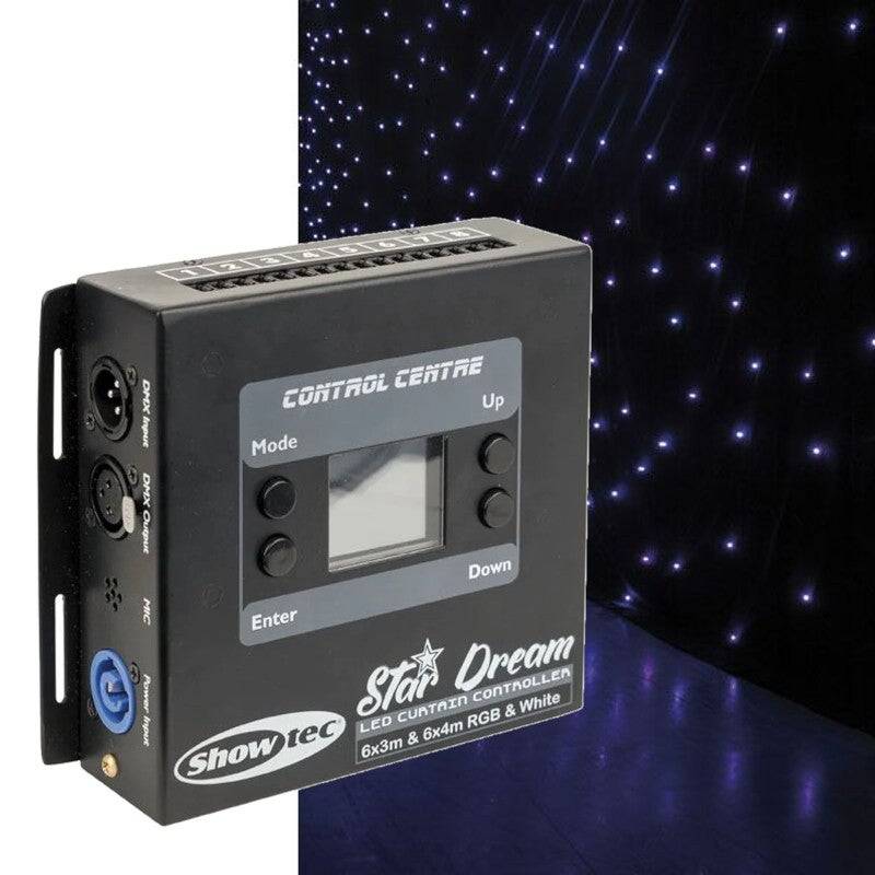 (B-Ware) Showtec Star Dream 6x3m RGB LED-gordijn met controller von Showtec