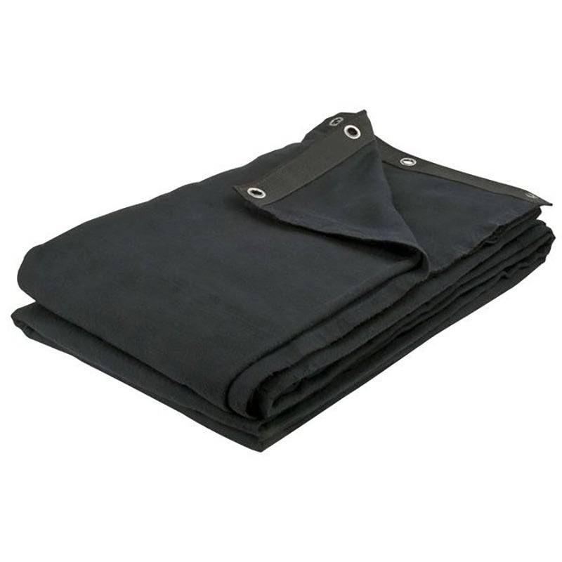 Showtec Dekomolton Backdrop 3 x 3 metres (Black) von Showtec
