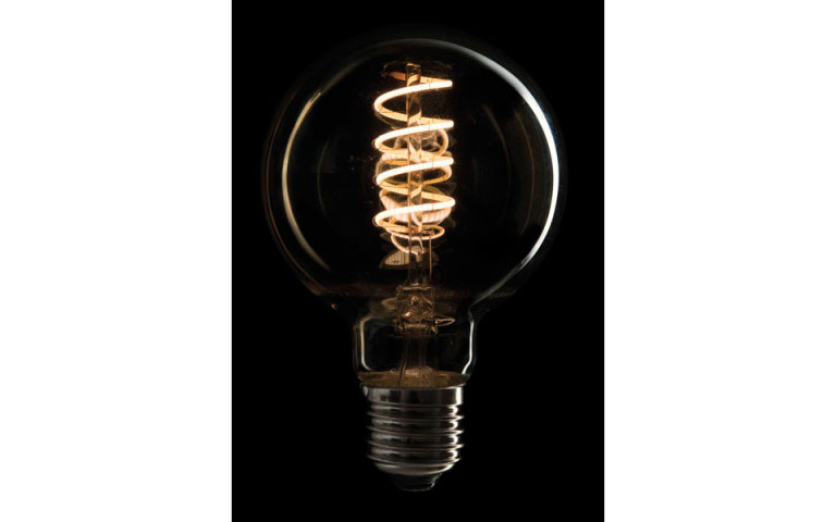 Showtec LED Filament Bulb E27 5W, Dimmable, Gold glass cover, 80 x 120mm von Showtec