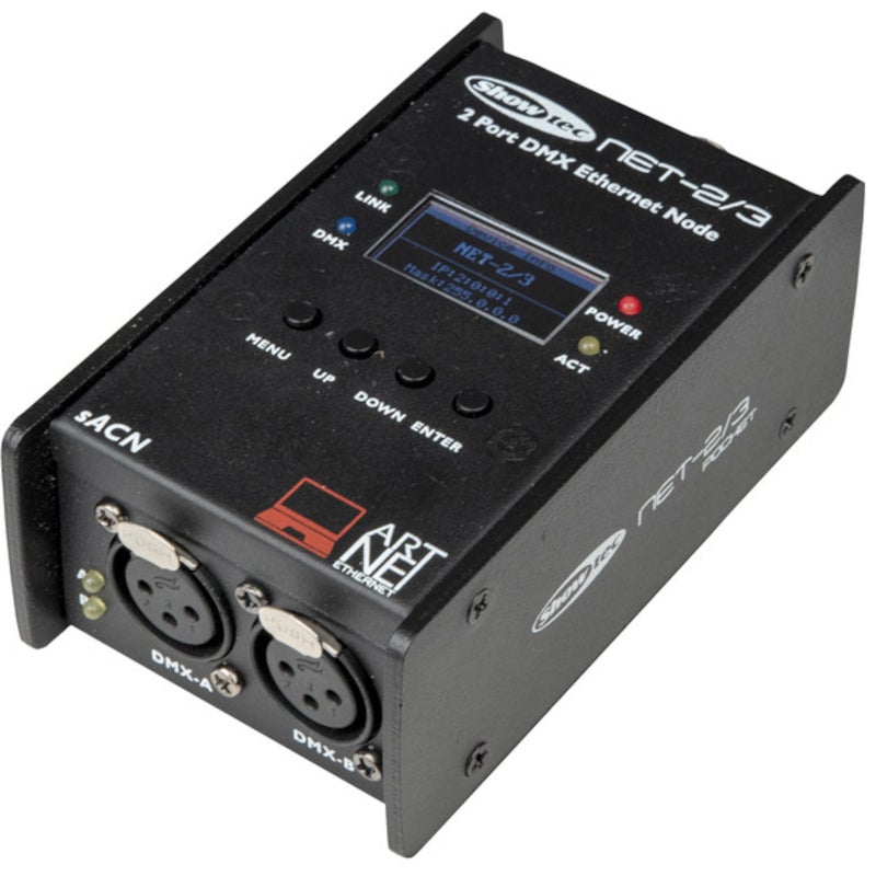 Showtec NET-2/3 Pocket 2-Channel Art-Net Node Showtec NET-2/3 Pocket 2-Channel Art-Net Node von Showtec