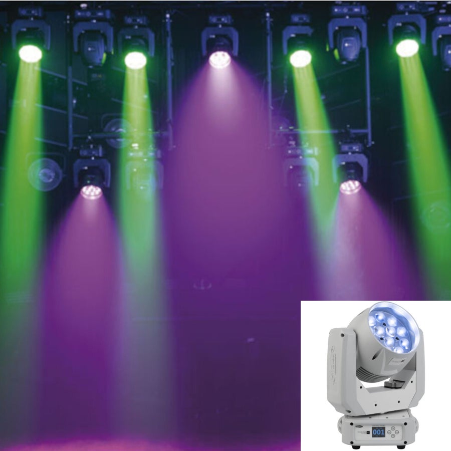 Showtec Phantom 180 Wash LED Moving Head (White) von Showtec