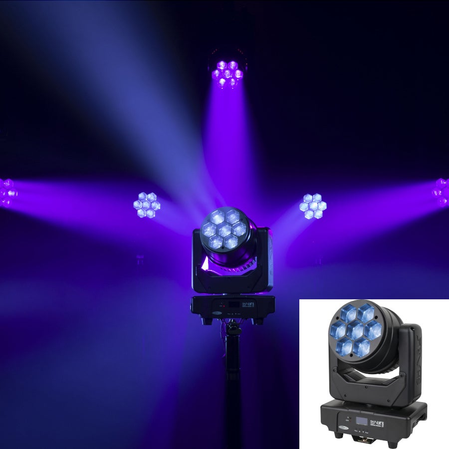 Showtec Shark Wash Zoom Two LED Wash Moving Head Showtec Shark Wash Zoom Two LED Wash Moving Head von Showtec