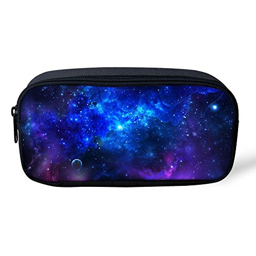 Showudesigns Federmäppchen für Kinder, Mädchen, Galaxie, Weltraumdruck, Schulbedarf, kleine Frauen, Make-up-Tasche von Showudesigns