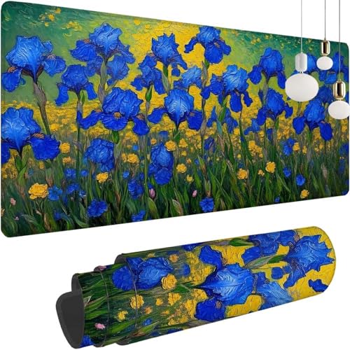 Blume Abstrakt Mauspad XXL 1000x600x3mm, Speed Gaming Mousepad, Schreibtischunterlage mit Rutschfester Gummibasis, Großer Erweiterter Schreibtisch Schutz Mauspad, Gaming Zubehör für Zimmer Deko Z-242 Blume Abstrakt Mauspad XXL 1000x600x3mm, Speed Gaming Mousepad, Schreibtischunterlage mit Rutschfester Gummibasis, Großer Erweiterter Schreibtisch Schutz Mauspad, Gaming Zubehör für Zimmer Deko Z-242 von Shozhoo