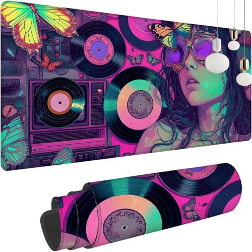 Gaming Mauspad Schmetterling Mädchen, Mousepad XXL 900x400x3mm, Tischunterlage Large Size, Stabiler Halt auf glatten Oberflächen, Verbessert Präzision und Geschwindigkeit für Home Zimmer Deko Z-238 Gaming Mauspad Schmetterling Mädchen, Mousepad XXL 900x400x3mm, Tischunterlage Large Size, Stabiler Halt auf glatten Oberflächen, Verbessert Präzision und Geschwindigkeit für Home Zimmer Deko Z-238 von Shozhoo