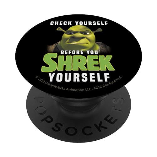 Shrek Check Yourself Before You Shrek Yourself PopSockets mit austauschbarem PopGrip von Shrek