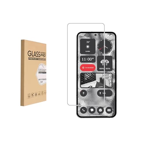 Shunwige Gehärteter Glas-Bildschirmschutz, entworfen für Nothing phone(2), gehärtetes Glas/Kratzfest/Nur Displaybereich abdecken. von Shunwige